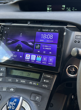 适用海外09-16年Toyota Prius ZVW30普锐斯右舵Carplay大屏导航