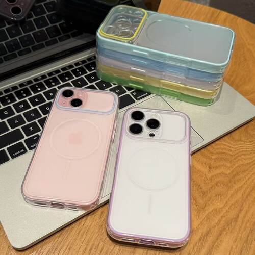 新款秒变17透明壳适用苹果17/16promax撞色二合一TPU手机壳iPhone15pro简约高级感14/13pro全包防摔12男女11
