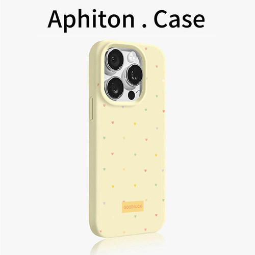 满屏彩色爱心适用苹果17promax大孔手机壳iPhone16/15/14/13/12磨砂肤感AIR华为P70vivo小米15oppo防摔软壳潮