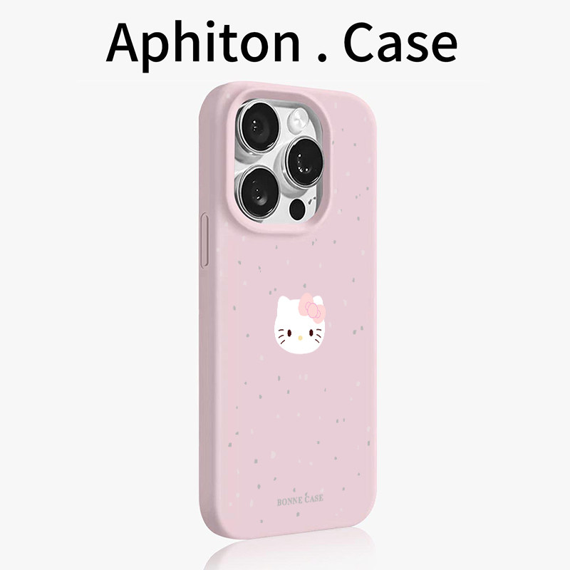 波点凯蒂猫适用苹果17promax大孔手机壳iPhone17/16/15/14/13/12/11磨砂肤感AIR华为P70vivo小米17oppo女款套