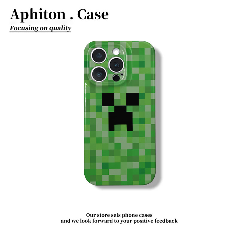 绿块怪兽适用iPhone16pro苹果17promax菲林手机壳16/15/14plus个性创意13pro华为P70vivo小米15oppo小众男款