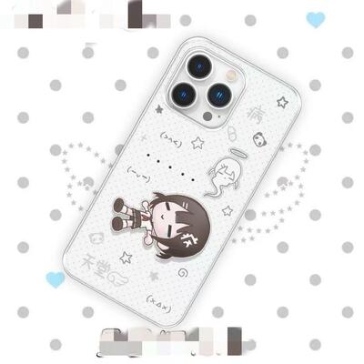 可爱卡通少女适用苹果17promax大孔手机壳iPhone17pro双层16/15/14/13pro可爱卡通vivo华为P70小米17oppo女款