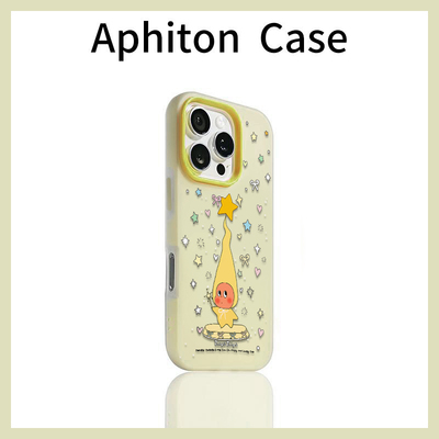 长帽星星人适用苹果17promax果冻肤感二合一手机壳iPhoneAIR/16/13pro可爱卡通17AIR华为P70vivo小米15oppo新