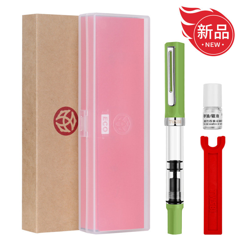 Official flagship store twsbi Sanwen Tang ECO pen, large-capacity student special for men and women, business demonstration calligraphy pen, gift, transparent calligraphy practice, high appearance level pen thumbnail 2