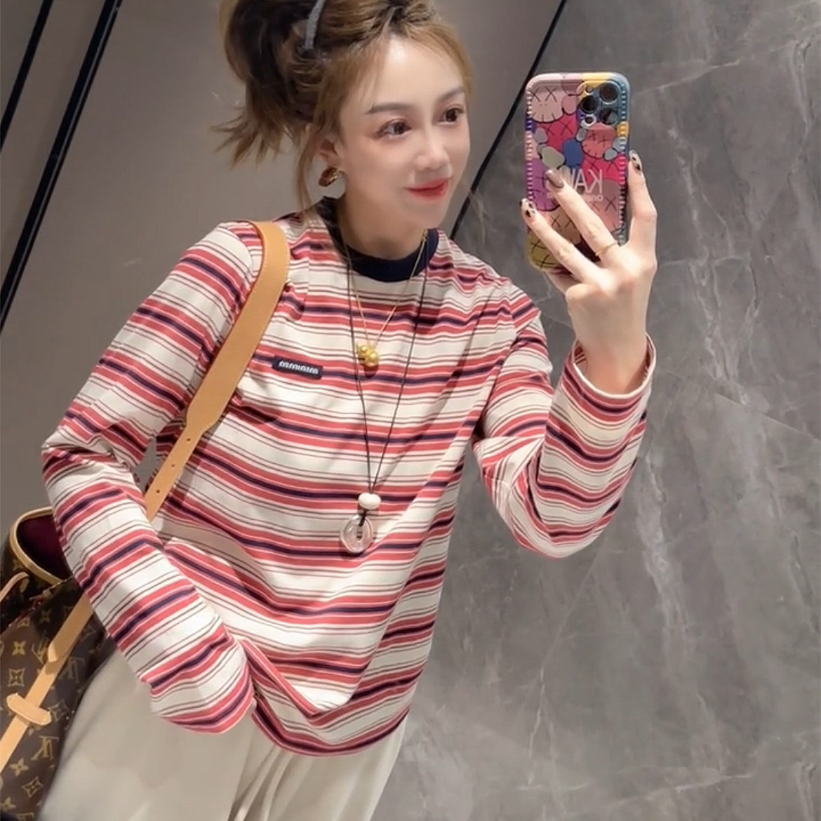 常规款十三行印花套头韩式氨纶