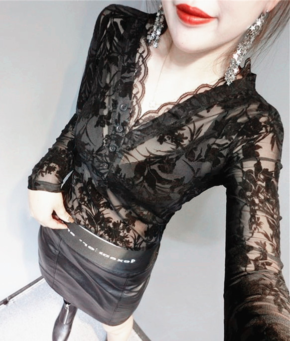 秋冬长袖T恤性感小衫打底衫大码