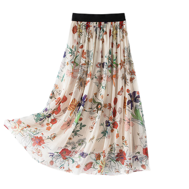 轻薄凉爽真丝半身裙宜黛公主