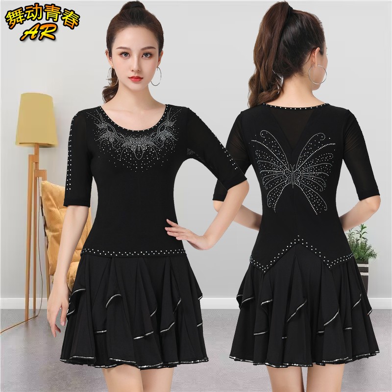 广场舞水兵舞圆领上衣女小王子果果不不吉特巴舞蹈服装新款演出服