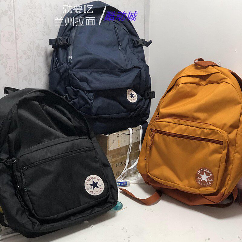 匡威converse书包黑色橙褐色暗夜蓝色红色双肩背包10020533-a01 3