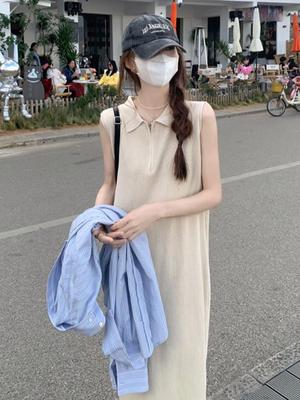 通勤T恤式条纹设计感拉链p