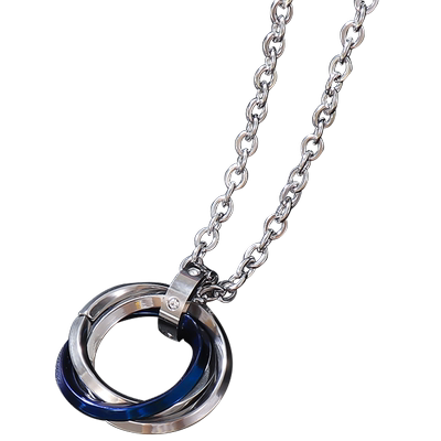 潮人钢网红街头蹦迪挂件项链