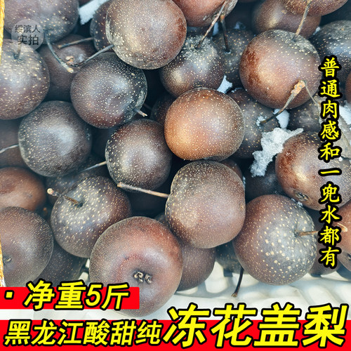 酸甜口冻梨正宗东北冻花盖梨5斤