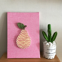 钉线画diy手工制作材料包钉子画绕线画弦丝画创意礼品送男女朋友