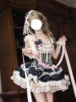 Ribbon sweetheart Lolita ballet-style sweet Lolita dress Pink cake dress cinched waist jsk princess dress thumbnail 6