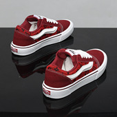 2025春夏酒红色德训帆布鞋 潮流透气防臭运动休闲情侣板鞋 男鞋 新款