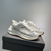 男鞋 运动休闲鞋 春秋老爹鞋 网面透气低帮鞋 潮流真皮华夫鞋 2026新款