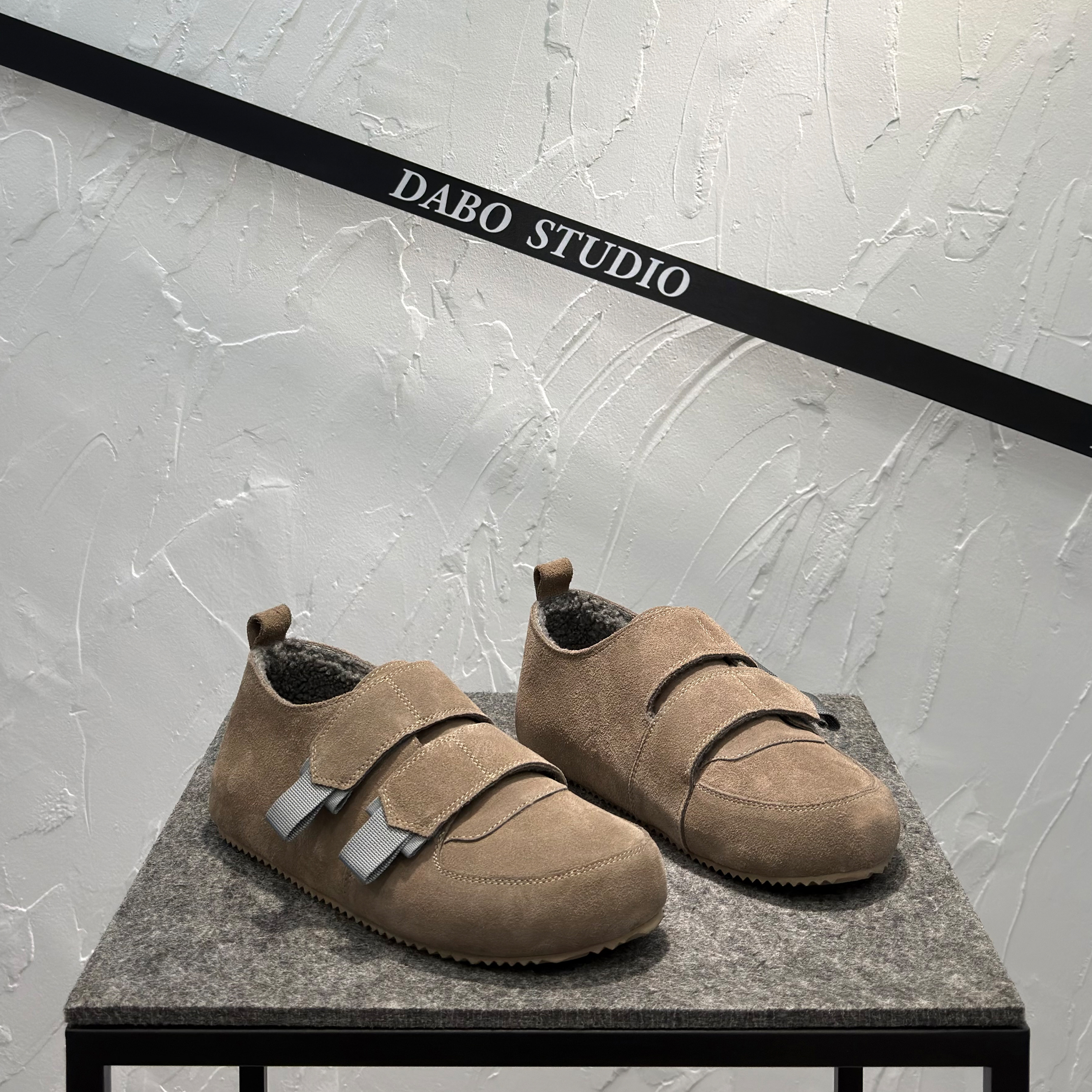 加绒保暖勃肯鞋真皮软底休闲男鞋