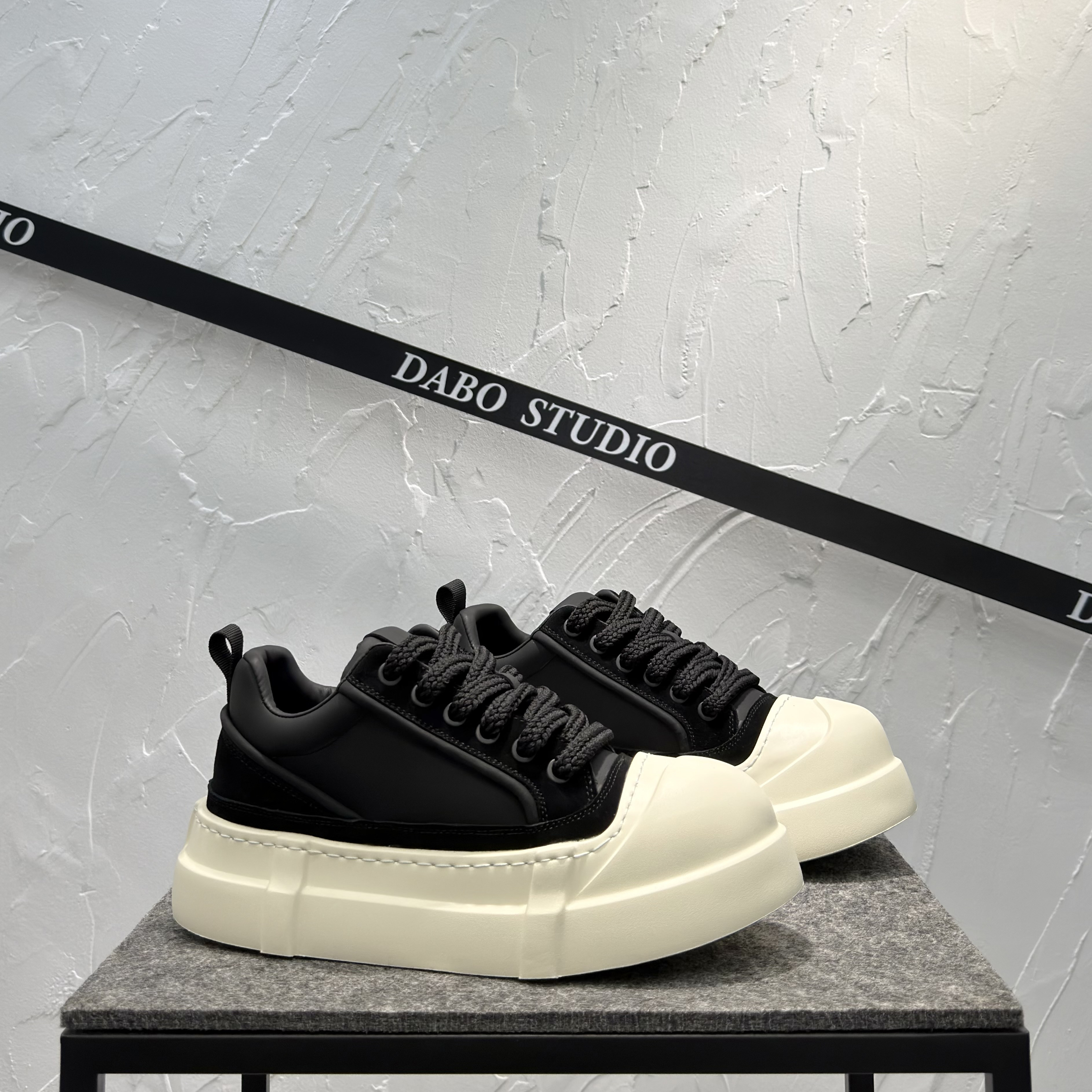 男鞋2025新款秋季大头鞋潮流百搭厚底增高鞋低帮系带休闲鞋面包鞋,流行男鞋,时尚休闲鞋,淘宝优惠券,粉丝福利购,淘宝优惠卷