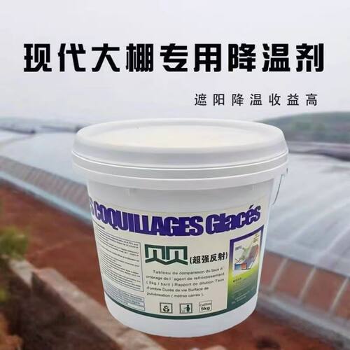 进口大棚降温剂立凉遮阳剂贝贝降温涂料蔬菜大棚温室专用降温神器