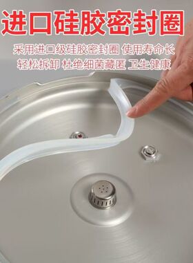 适用苏泊尔高压锅AS20密封圈YSE22CM不锈钢压力锅24厘米胶圈皮圈