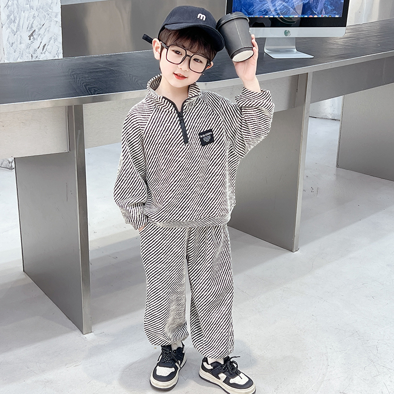 男童春装套装2025新款洋气儿童