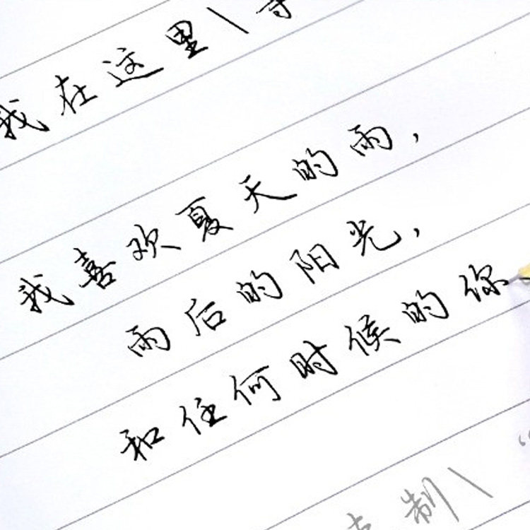 三本装美文字帖 成人行书字帖钢笔散文行楷学生硬笔临摹练字贴