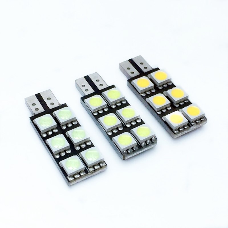 T10老速腾脚底灯老A6 A6L改装高亮LED后备箱灯车门灯手套箱灯12V