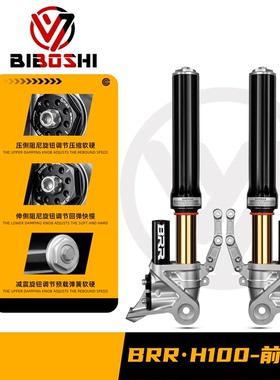 比博士BRR-H100倒置前减震适用九号E300P MZ M395C 机械师2代避震