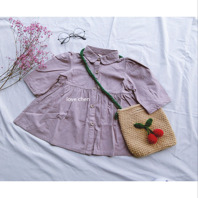 Chemise fille à manche longue - Ref 2085999 Image 1