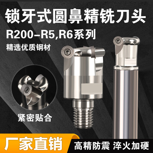 R200锁牙式分体精铣刀头