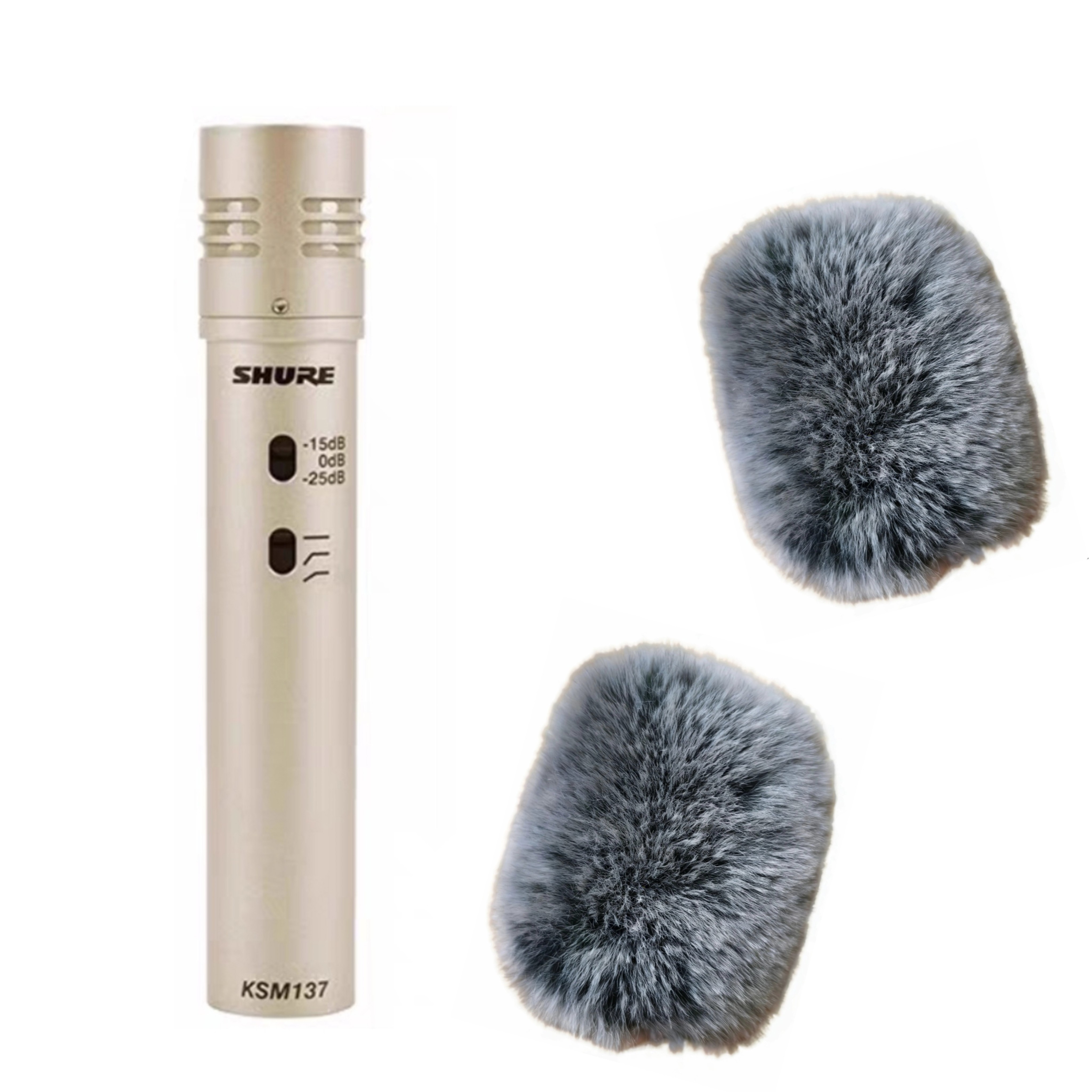 适用SHURE舒尔KS137话筒毛毛套咪罩麦克风毛套防风毛衣保护管毛套