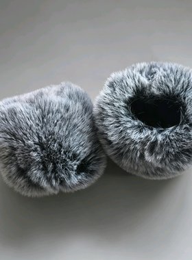 TASCAM录音笔毛绒配件DR05X DR05XP录音机课堂降噪毛罩保护毛毛套