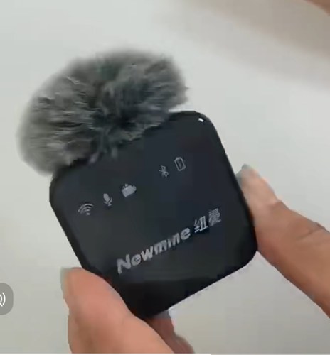 话筒降噪咪毛罩纽曼MC80领夹麦防风毛套方形通用款领夹麦防风毛套