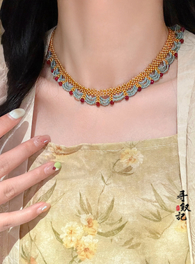 唐宋美学新中式国风复古项链