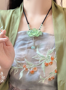 小众禅意民族风女款气质陶瓷饰品