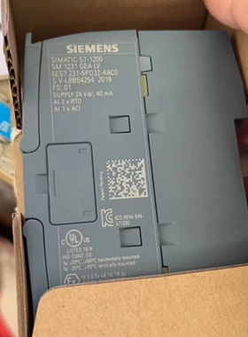 S7-1200模拟输入6ES7231-5PD32-4AC0 6ES7 231-5PD32-4AC0拆封