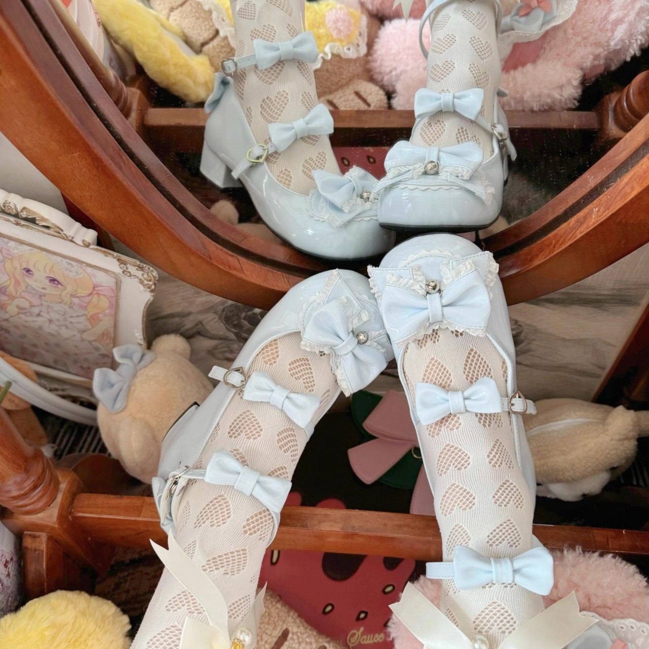 嘟熊契约lo鞋校园女鞋