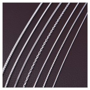 925纯银项链男潮蛇骨链锁骨链女男士男生银链链子无吊坠挂绳素链