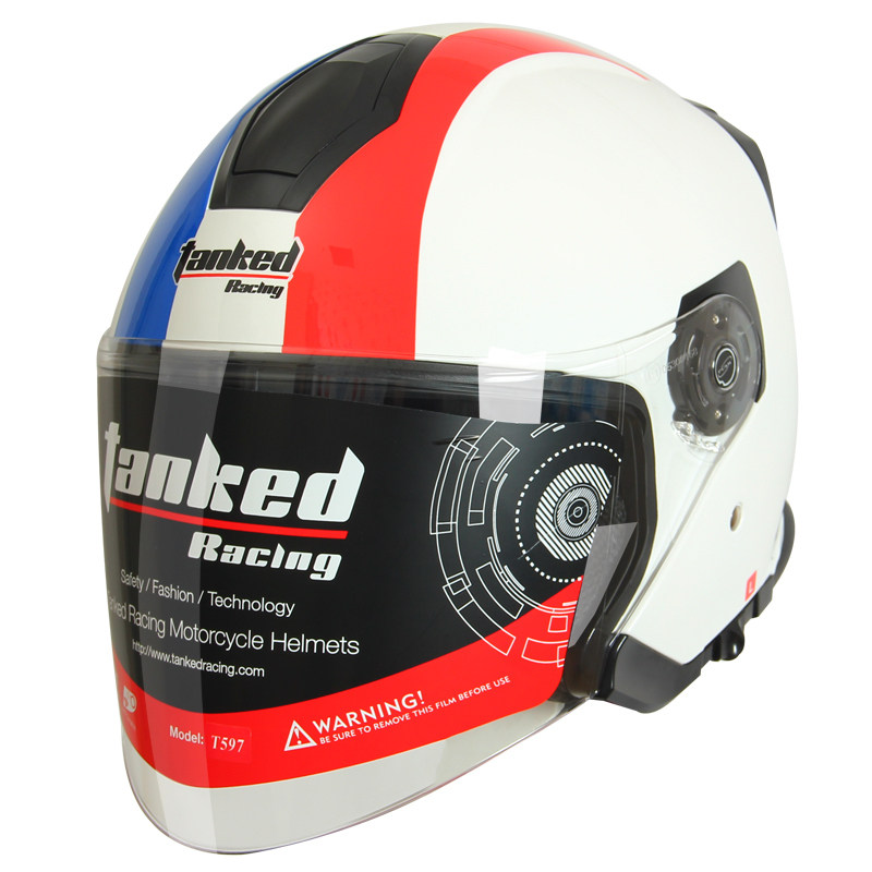 德国坦克Tanked Racing摩托车骑行头盔机车半盔双镜片摩托盔男女|ruв категории мотоцикл/оборудование/аксессуары, мотоцикл рыцарь оборудование, мотоциклетный шлем - от Buy2taobao.com для оказания профессиональной услуги покупки агента Taobao