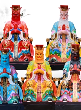 四海龙王神像龙王爷四海龙王佛像