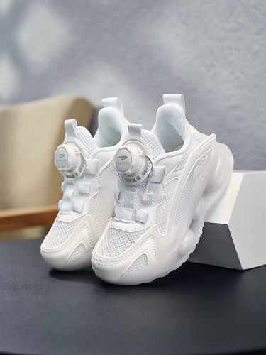 Летняя белая обувь на платформе, дышащая детская спортивная обувь