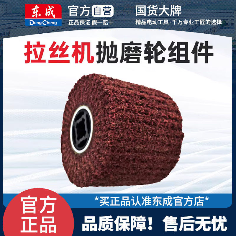 东成S1N-FF-120*100抛磨机拉丝机抛磨轮组件原厂配件图片