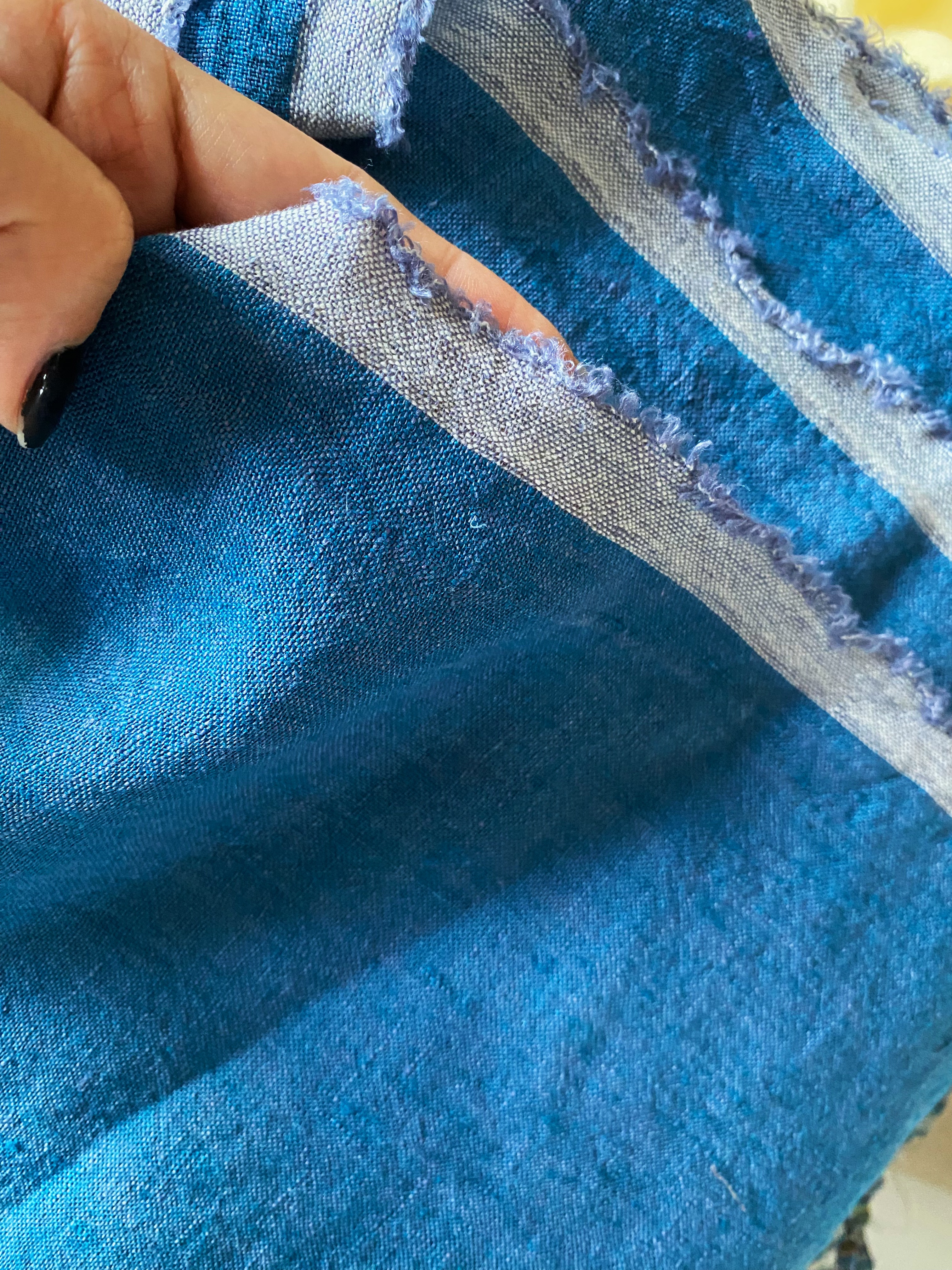 2025077变色龙蓝色亚麻蓝加蓝紫连衣裙服装面料半米价格,纺织面料/辅料/配套,面料/布类,淘宝优惠券,粉丝福利购,淘宝优惠卷