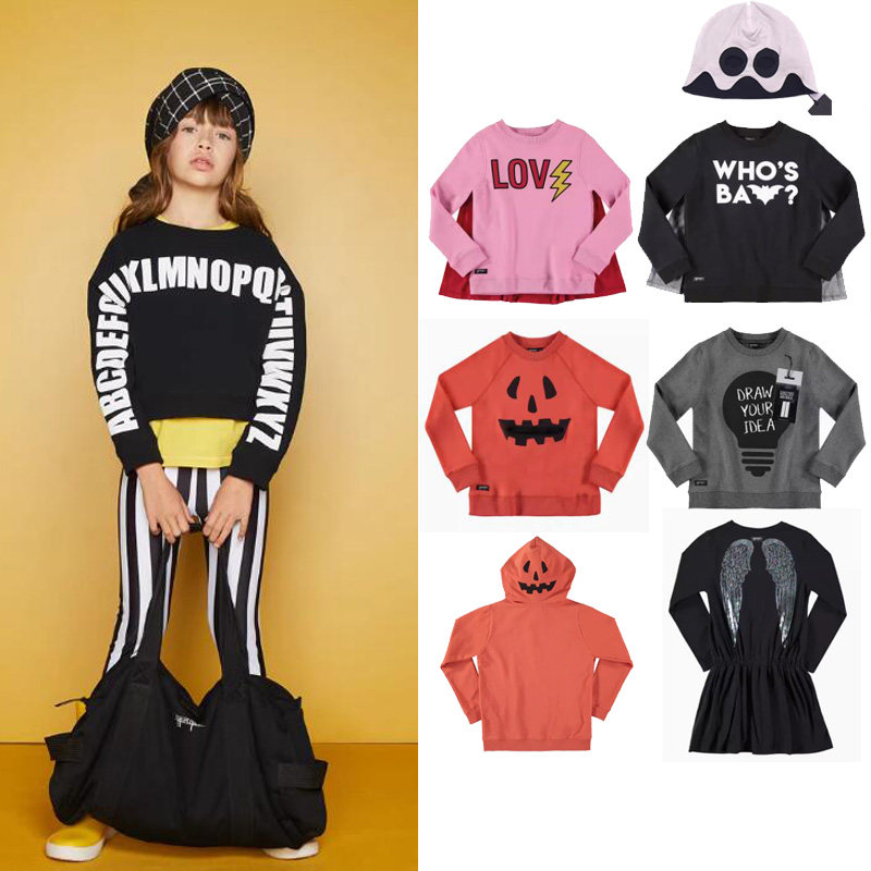 4折 现货 西班牙Yporque秋冬款 儿童南瓜万圣节运动衫卫衣上衣