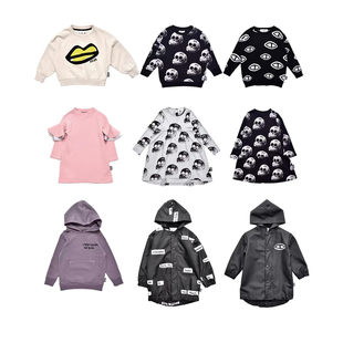 秋冬儿童骷髅休闲卫衣运动衫 Happy 连衣裙 Man 4折现货德国Little