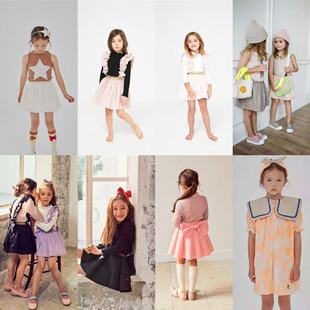 6折现货 美国Petite Hailey 秋款儿童女童花边上衣蝴蝶结短裙套装