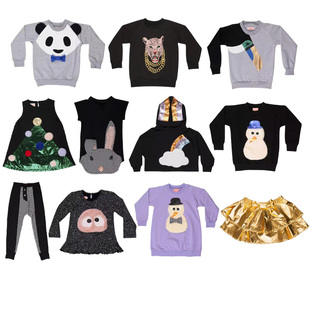 5折现货 丹麦wauwcapow 儿童粉豹运动衫连帽衫外套卫衣上衣裤子裙