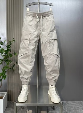春夏大码250斤工装休闲裤男潮牌