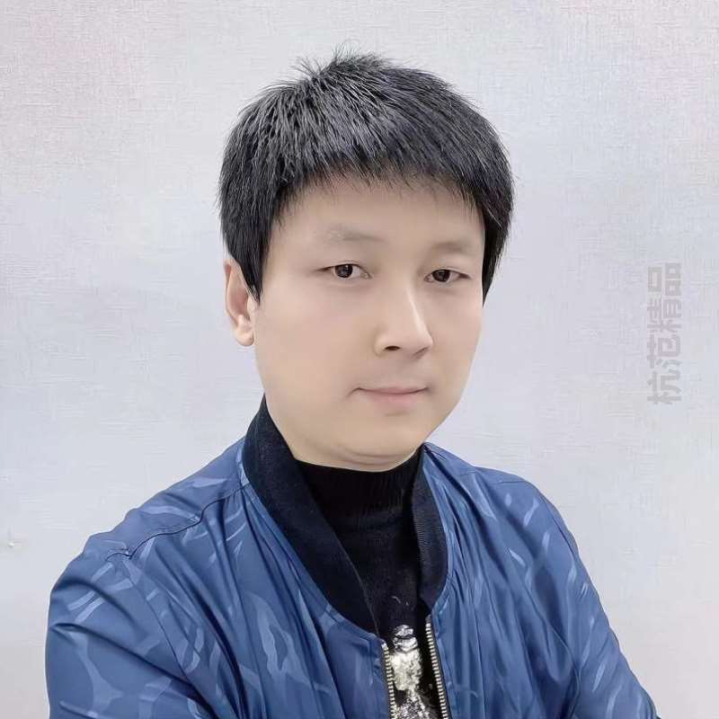 假发逼真透遮盖光头头套&真发短发中老年自然假发白发男士式男全