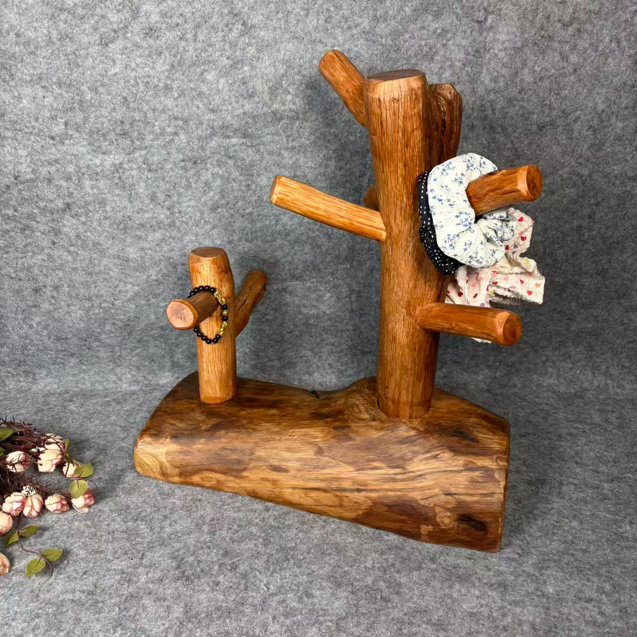 原木创意手串手链首饰展示架